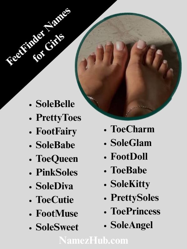 FeetFinder Names for Girls
