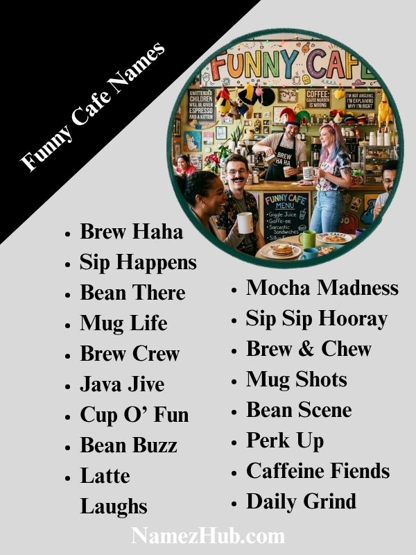 Funny Cafe Names