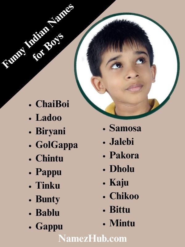 Funny Indian Names for Boys