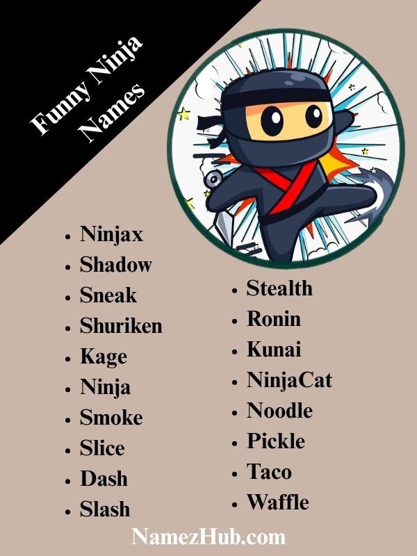 Funny Ninja Names