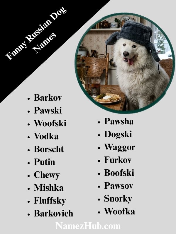 Funny Russian Dog Names