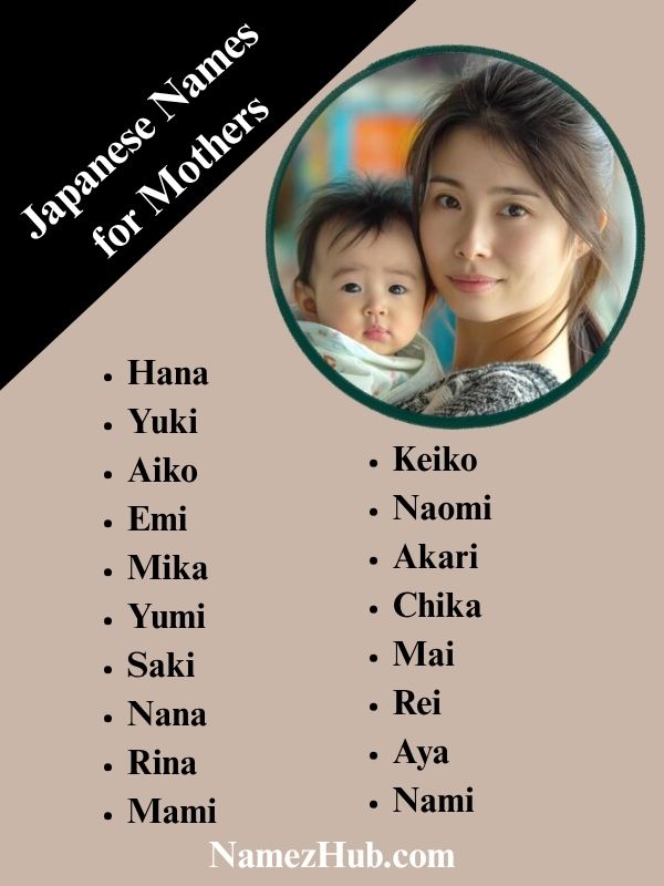 Japanese Names for Mothers