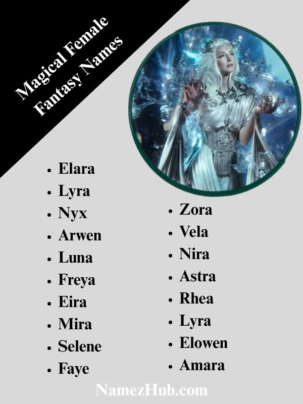 Magical Female Fantasy Names