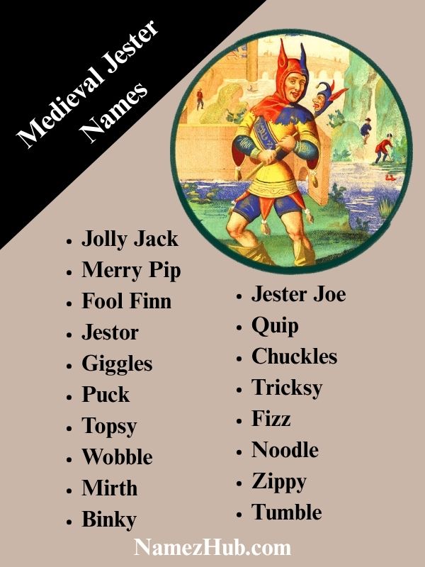 Medieval Jester Names