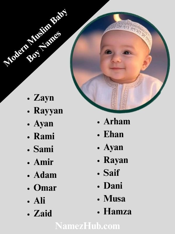 Modern Muslim Baby Boy Names