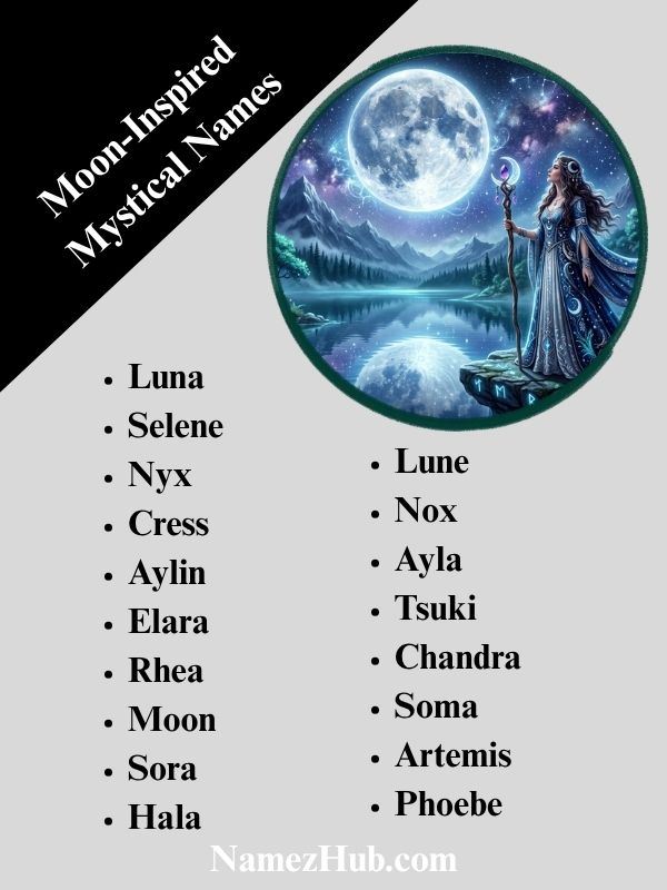 Moon-Inspired Mystical Names