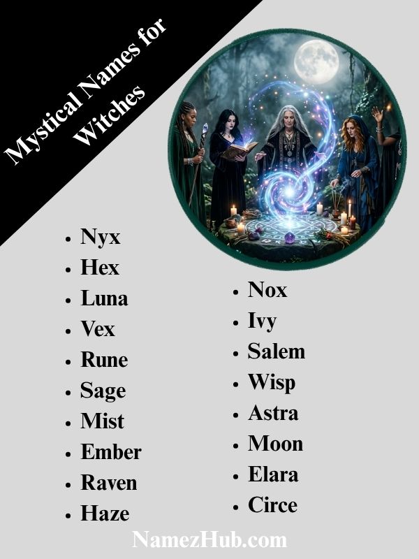 Mystical Names for Witches