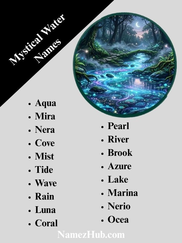 Mystical Water Names