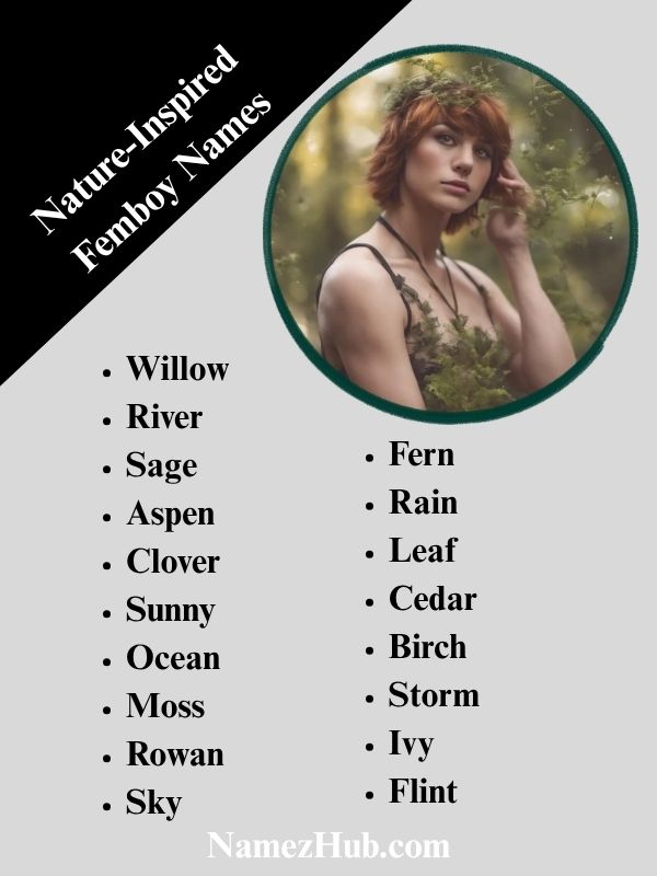 Nature-Inspired Femboy Names