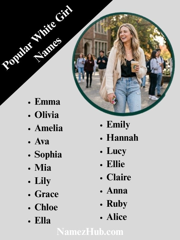 Popular White Girl Names
