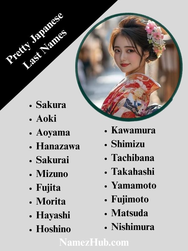 Pretty Japanese Last Names