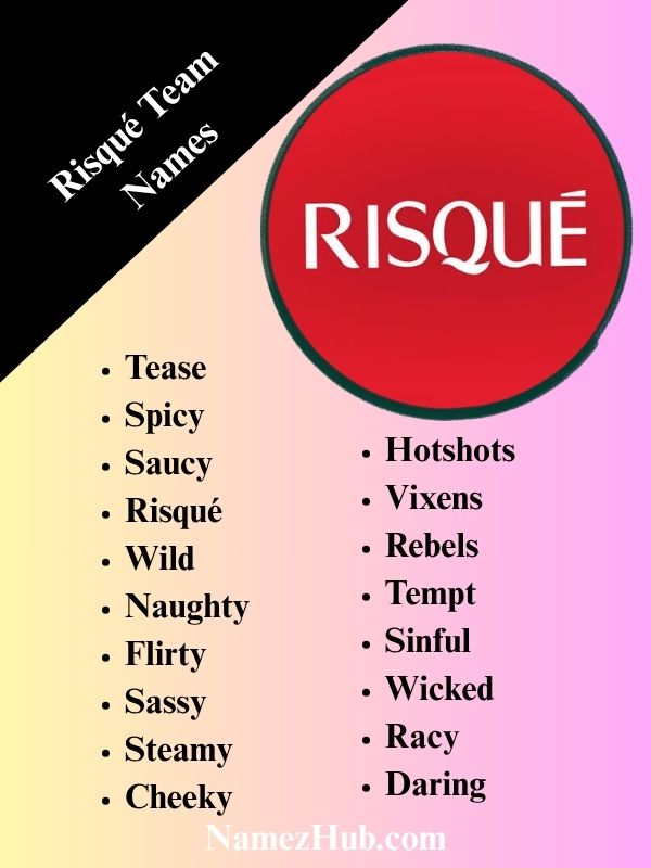 Risqué Team Names