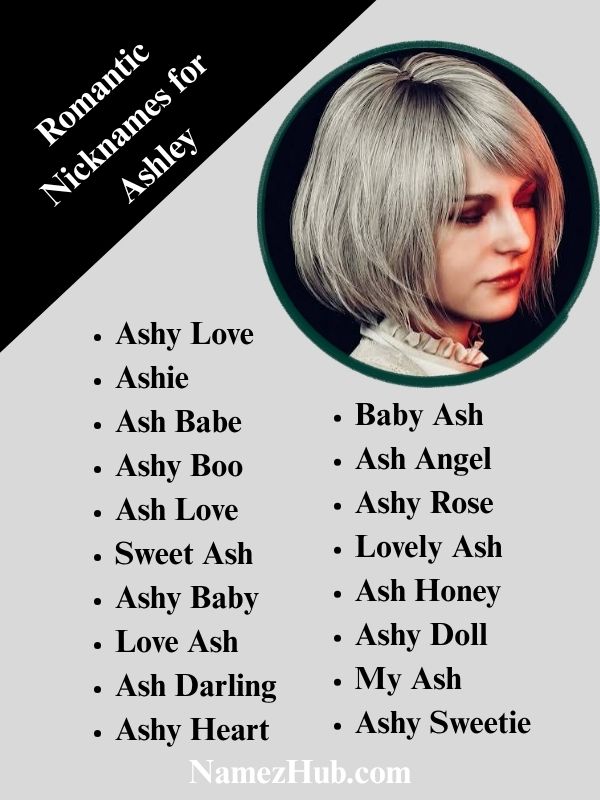 Romantic Nicknames for Ashley