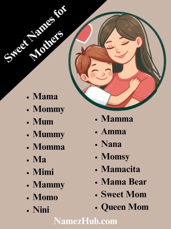 Sweet Names for Mothers