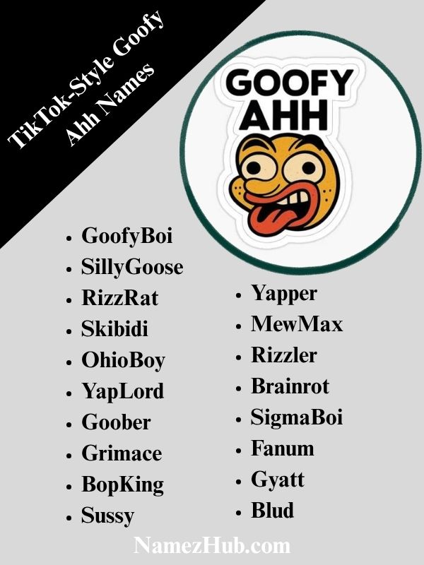 TikTok-Style Goofy Ahh Names