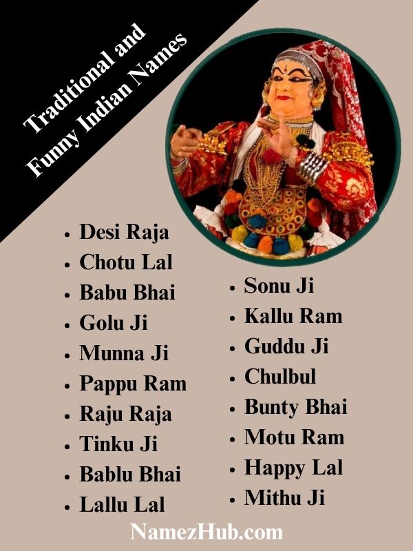 Traditional and Funny Indian Names
