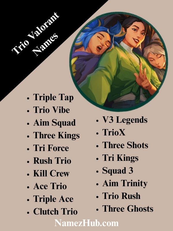 Trio Valorant Names
