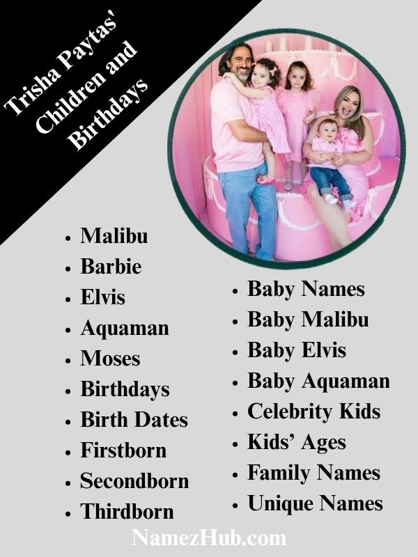 Trisha Paytas Children and Birthdays
