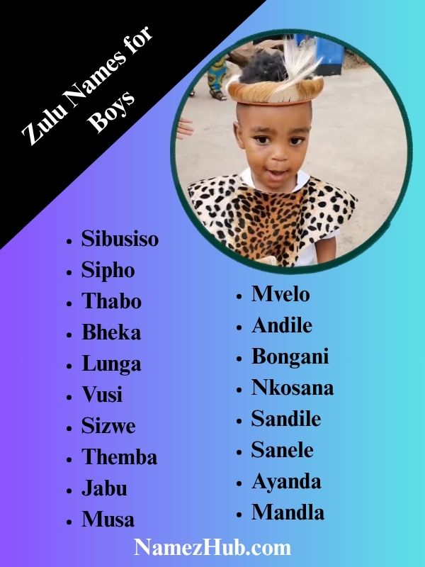 Zulu Names for Boys