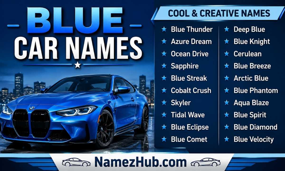 Blue Car Names