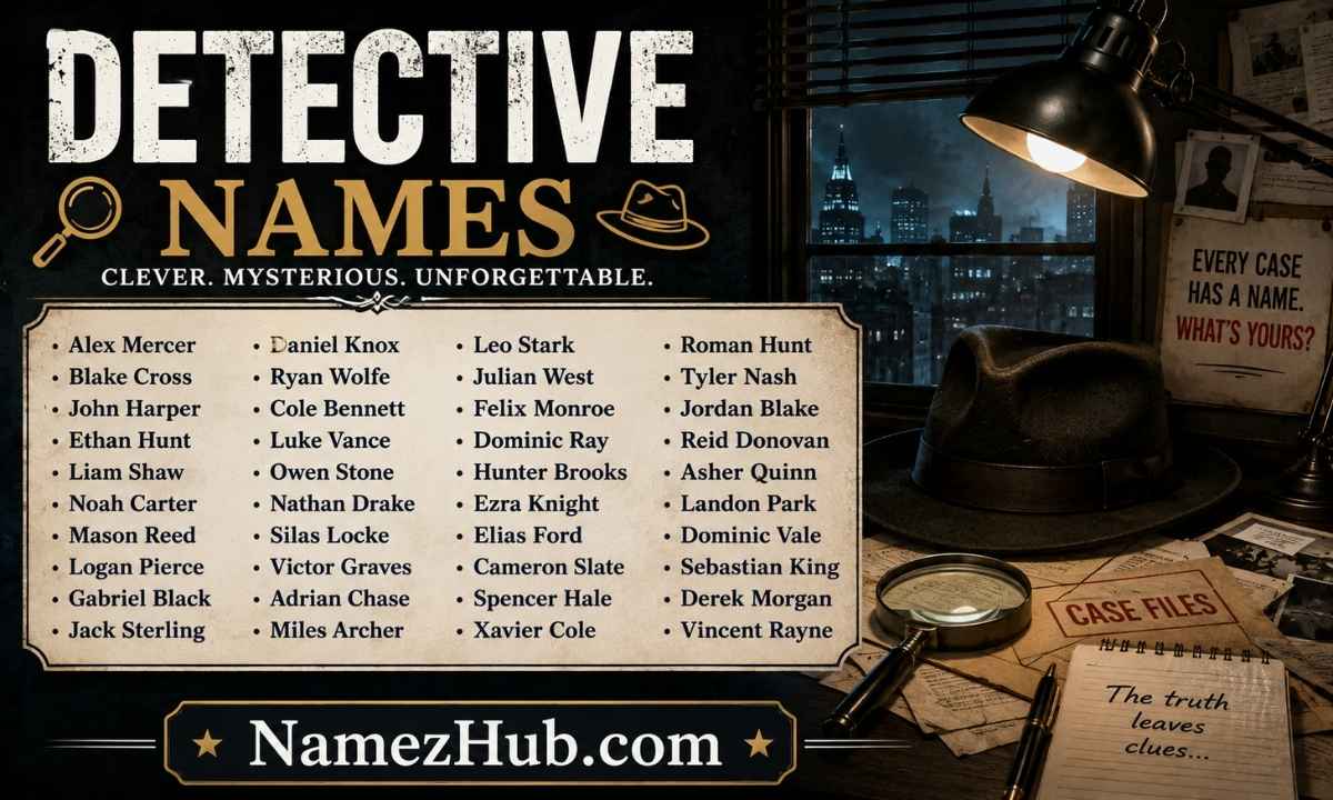 Detective Names