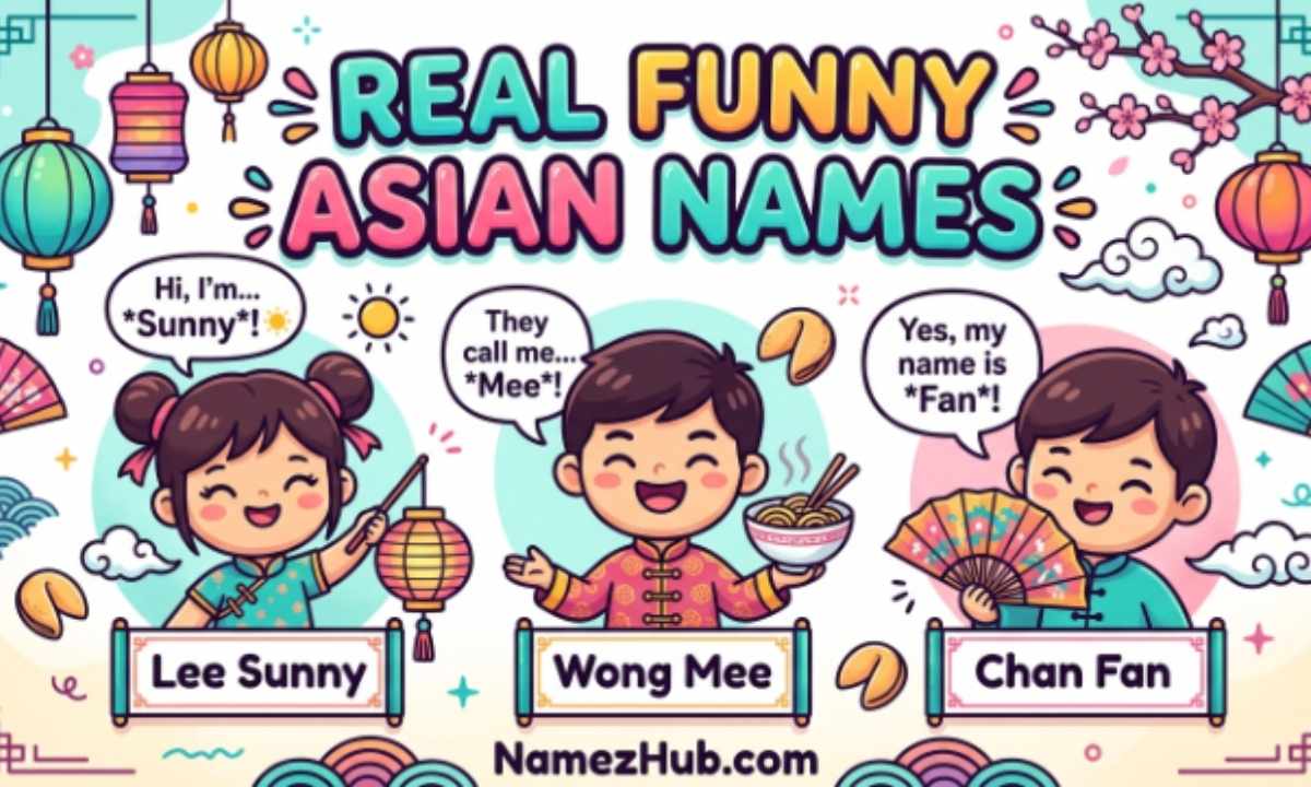 Real Funny Asian Names