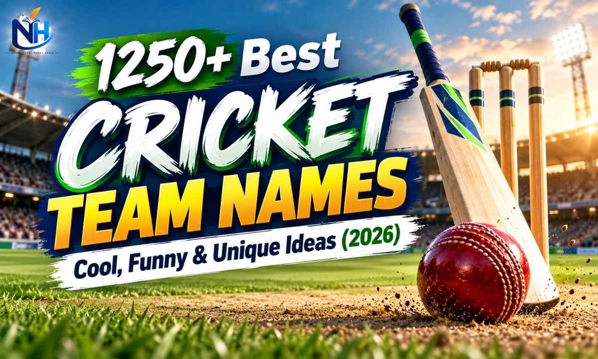 Best Cricket Team Names