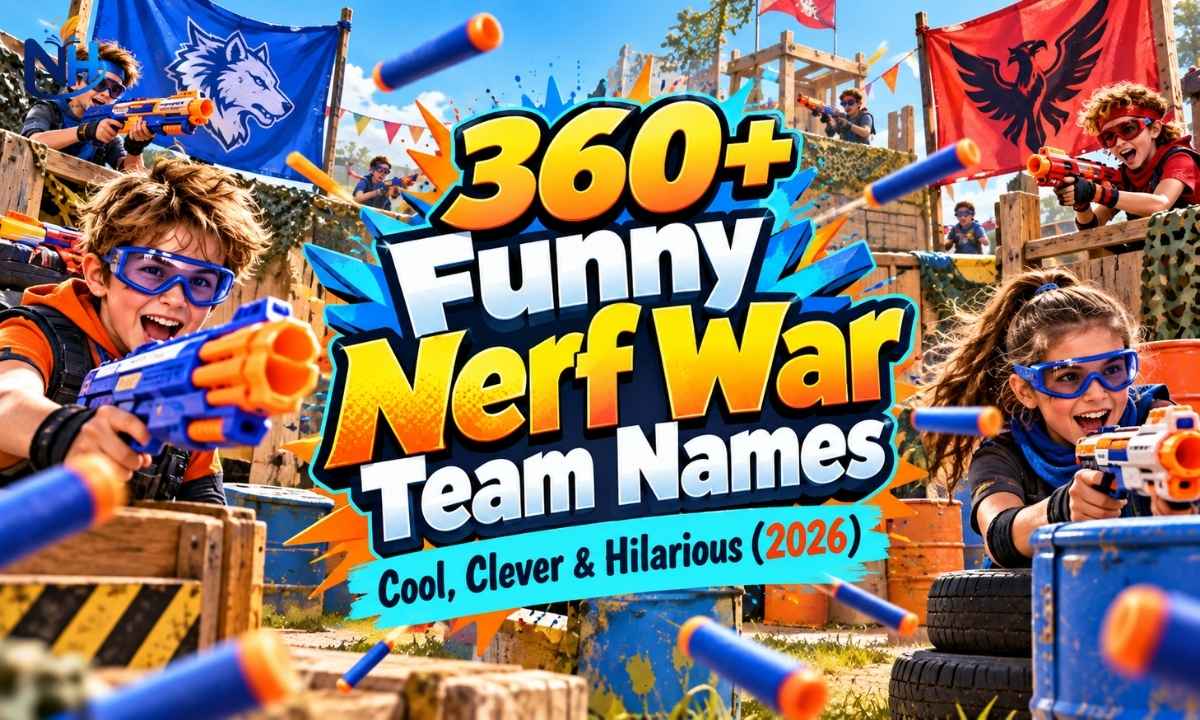 Funny Nerf War Team Names